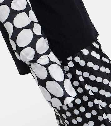 Polka-dot cotton-blend top | Dries Van Noten