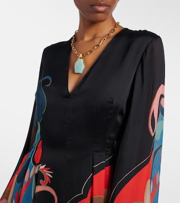 Paisley silk gown | Etro