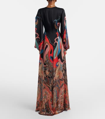 Paisley silk gown | Etro