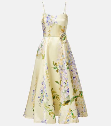 Vestido de cóctel Mariela de lino y seda | Leo Lin