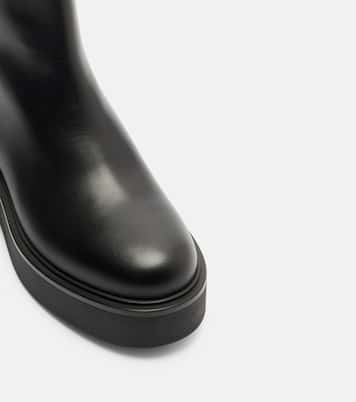 Hiro leather platform ankle boots | Gianvito Rossi