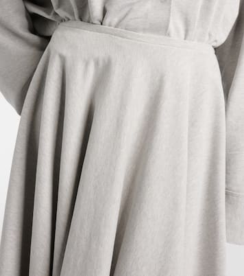 Jupe midi en coton mélangé | Norma Kamali