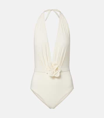 Rosetta halterneck swimsuit | Karla Colletto