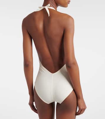 Rosetta halterneck swimsuit | Karla Colletto
