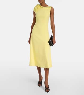 Robe de cocktail à appliqué floral | Roland Mouret