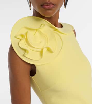 Robe de cocktail à appliqué floral | Roland Mouret