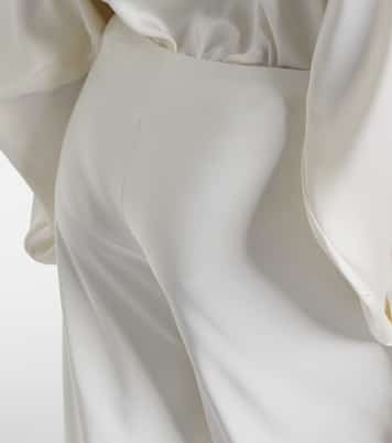Satin wide-leg pants | Norma Kamali