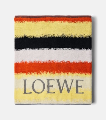 Paula's Ibiza striped cotton terry towel | Loewe