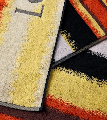 Paula's Ibiza striped cotton terry towel | Loewe