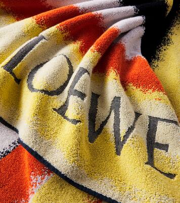 Paula's Ibiza striped cotton terry towel | Loewe