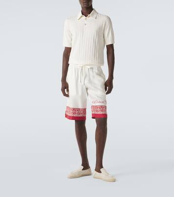 Majolica silk twill jacquard Bermuda shorts | Dolce&Gabbana