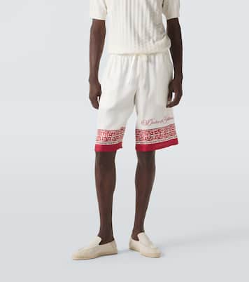 Majolica silk twill jacquard Bermuda shorts | Dolce&Gabbana