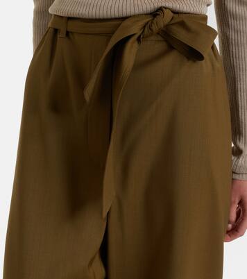 Pantalon ample en laine | Max Mara