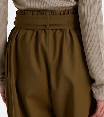 Pantalon ample en laine | Max Mara