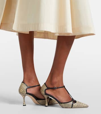Pumps Gish aus Leder | Manolo Blahnik