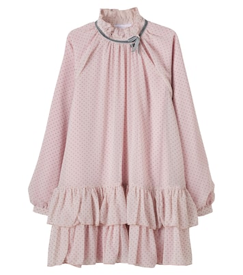 Vestido con lunares escalonado | Monnalisa