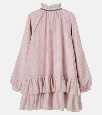 Vestido con lunares escalonado | Monnalisa