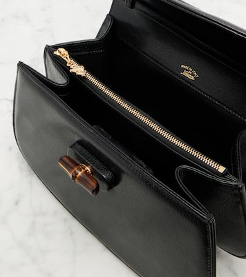 Sac à bandoulière Bamboo Small en cuir | Gucci