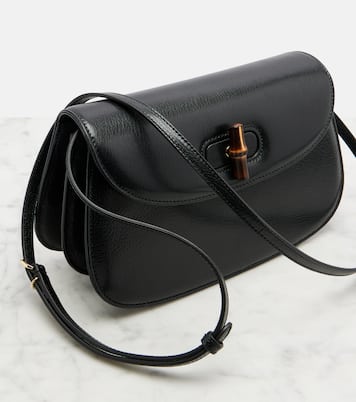 Sac à bandoulière Bamboo Small en cuir | Gucci