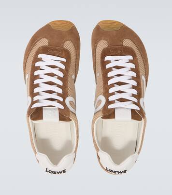 Ballet Runner 2.0 suede-trimmed sneakers | Loewe