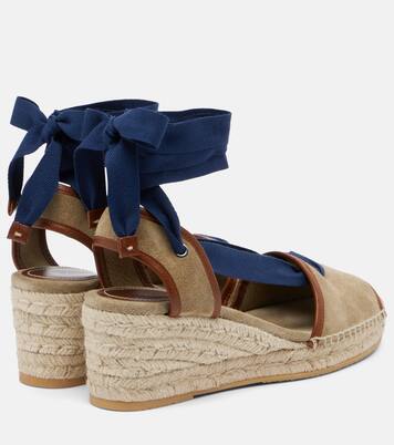 Lola suede espadrille wedges | Versace