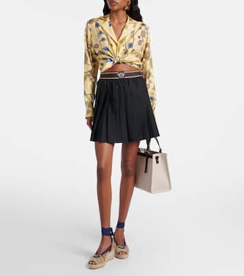 Lola suede espadrille wedges | Versace