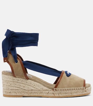 Lola suede espadrille wedges | Versace