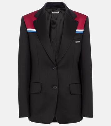 Single-breasted blazer | Miu Miu