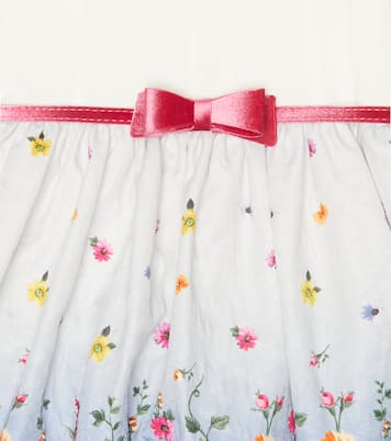 Robe en brocart à fleurs | Monnalisa