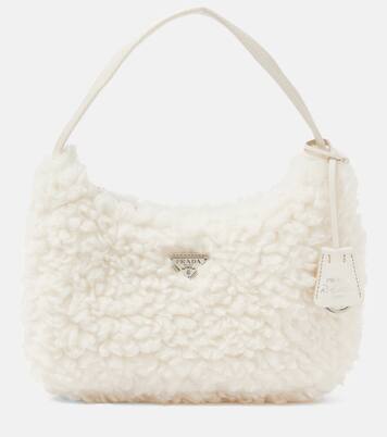 Re-Edition 2000 Mini shearling shoulder bag | Prada