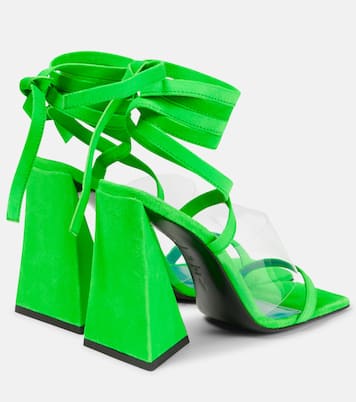 Sandalen Isa aus Veloursleder | The Attico