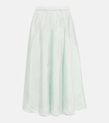 Smithfield silk midi skirt | Joseph
