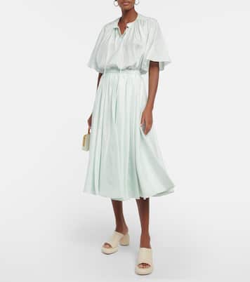 Smithfield silk midi skirt | Joseph