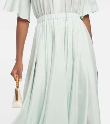 Smithfield silk midi skirt | Joseph