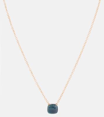 Nudo 18kt gold necklace with topaz | Pomellato