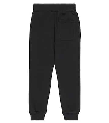 Logo cotton jersey sweatpants | Balmain Kids