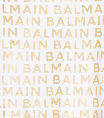 Logo cotton sweatshirt | Balmain Kids
