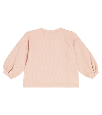 Baby printed ribbed cotton-blend sweatshirt | Bobo Choses