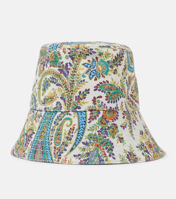 Printed cotton bucket hat | Etro