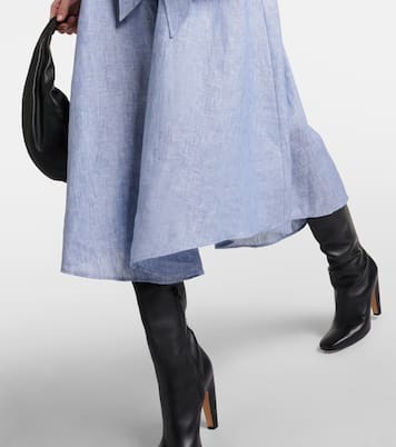 Midikleid Mina aus Leinen | Loro Piana