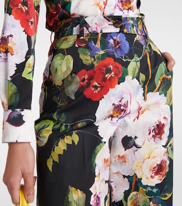 Weite Hose aus einem Baumwollgemisch | Dolce&Gabbana