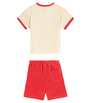Watch terry T-shirt and shorts set | Jellymallow