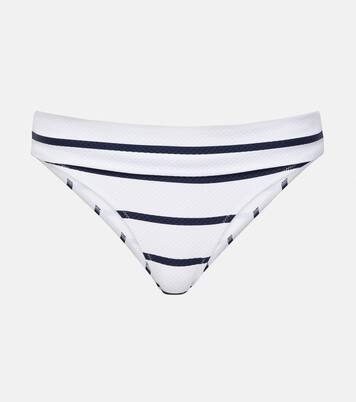 Culotte de bikini Fold Over rayée | Heidi Klein