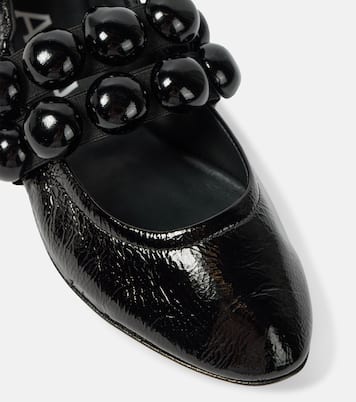 Sphere patent leather Mary Jane flats | Alaïa