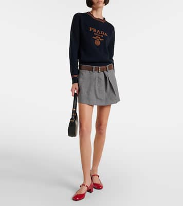 Mary-Jane-Pumps aus Lackleder | Prada