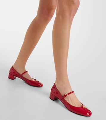 Mary-Jane-Pumps aus Lackleder | Prada