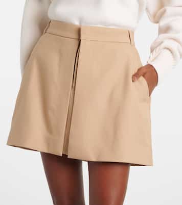 Minirock aus Woll-Gabardine | Ami Paris