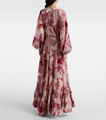 Eve-Ning floral silk-blend gown | La DoubleJ