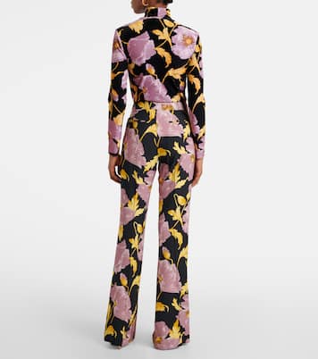 Saturday Night printed bootcut pants | La DoubleJ