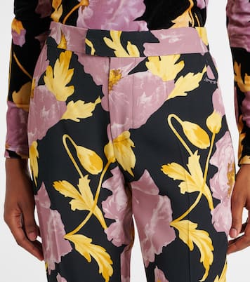 Saturday Night printed bootcut pants | La DoubleJ